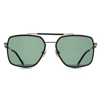 Ferragamo Square Mens Gold Black Green SF298S Metal - One Size