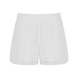 Anine Bing Donna, Pantaloncini, Bianco, S, new