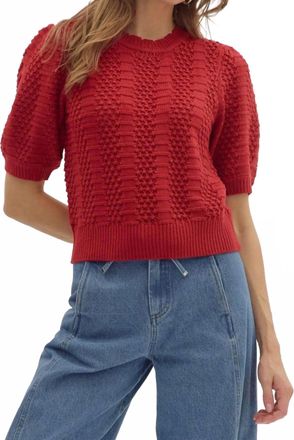 Entro Scottie Top In Red