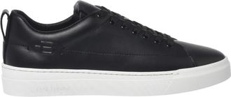 Baldinini Leather Sneaker - Heren - Sneakers - Zwart - 41 1/2 EU - Leer - Schoenen