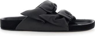 Isabel Marant Lennyo Sandalen - Dames - Sandalen - Zwart - 36 EU - Leer - Schoenen