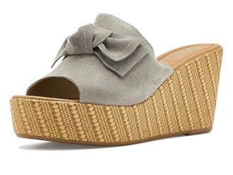 Spring Step Ellyn-Woven Womens Wedge Shoes Grey Suede : EU 41 (US Womens 9.5-10) M