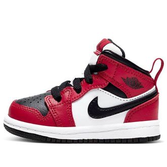 Air Jordan (TD) Air Jordan 1 Mid Chicago Black Toe 640735-069