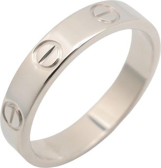 Cartier Silver White Gold (18K) Band Ring (Pre-Owned)