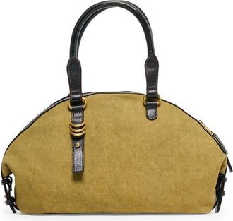 Dolce Vita Sion Cotton Canvas Satchel in Olive at Nordstrom