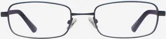 Reality Eyewear Vibes Town Reader Glasses in Matt Black at Nordstrom, Size +2.50