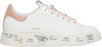 Premiata White Belle 8159 Lettering Sneakers