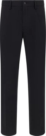 Boggi Milano Broeken, Heren, Zwart, XS, Nylon, Stretch Nylon Broek