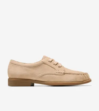 Cole Haan Womens Stassi Oxford Shoes - Beige Size 10.5