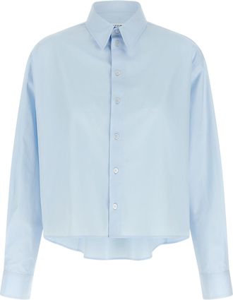 Maison Margiela Poplin Shirt Camicie Celeste-Donna