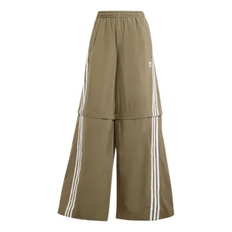 adidas (WMNS) adidas Adilenium Season 2 Oversized Zip-Off Track Pants Asia Sizing Olive Strata JM9255