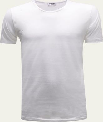 Zimmerli Mens Royal Classic Crew-Neck Cotton T-Shirt