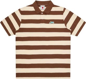 Icecream Polo Running Dog a Righe - - Tops - Uomo - Marrone - M