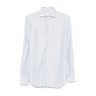 Xacus Camicia a righe blu - - Shirts - Uomo - Blu - XL