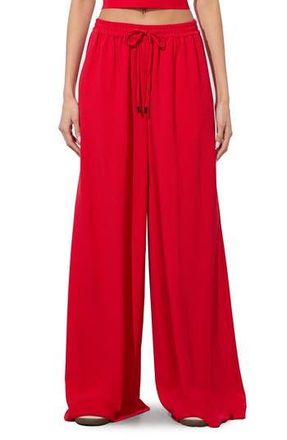 Alice & Olivia Ojai Ultra Wide Leg Pants in Bright Ruby at Nordstrom Rack, Size X-Large
