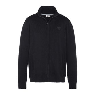 Schott NYC C&aacute;rdigan con Cremallera y Bolsillos - Knitwear - Hombre - Negro - S