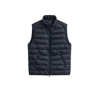 GANT Vests, male, Blue, Size: 2XL Light Down Vest
