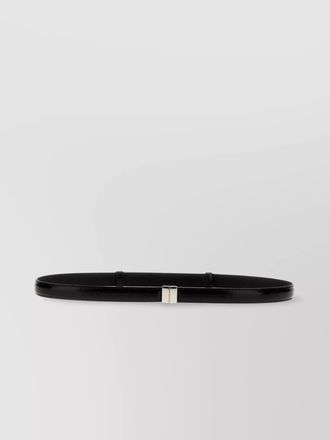 Toteme adjustable patent belt with metal buckle