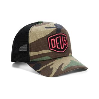 Deus Paris Camo Shield Cap - - Accessories - Uomo - Verde - ONE SIZE