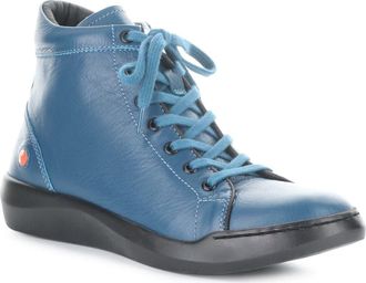Softinos Beji High Top Sneaker in 008 Blue Denim at Nordstrom, Size 10-10.5Us