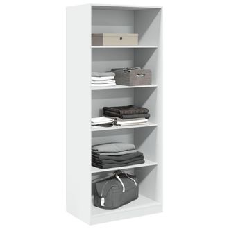 Berkfield Home Wardrobe White 80x50x200 cm Engineered Wood | Size: 80 x 50 x 200 cm