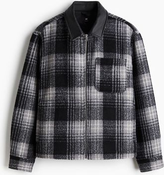 H&M Overshirt in Relaxed Fit - Grau