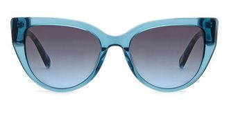 Fossil FOS 2125/S VGZ/I7 Womens Sunglasses Blue Size 52