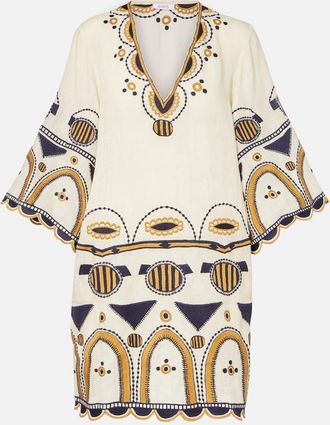 Eres Abito corto Medaillon in lino