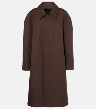 Christophe Lemaire Wool and cotton-blend coat