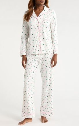 Vineyard Vines Pima Cotton Pajamas in Snow Bunny at Nordstrom, Size X-Large