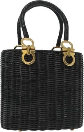 Ferragamo Pre-owned Hand Bag - Dames - Vintage Handtas - Zwart - ONE Size - Vintage