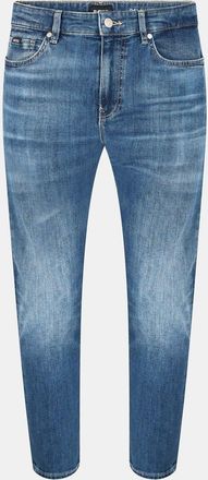 HUGO BOSS Mens Delaware Slim Fit Five Pocket Jeans in Bright Blue - Size 35W/32L