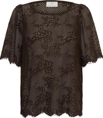 Kaffe Blouses & Shirts - Dames - Blouses - Bruin - L - Overhemden