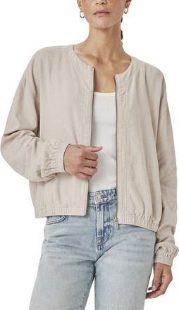 Splendid Clea Linen-Blend Bomber Jacket