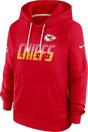 Nike Kansas City Chiefs Sideline Standard Issue Nike Womens Dri-FIT NFL Pullover Hoodie in Red | 03C365N7G-SX8