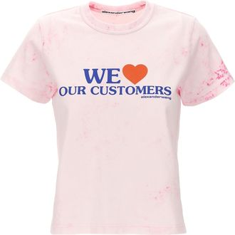 Alexander Wang Womens We Love Our Customers T-Shirt