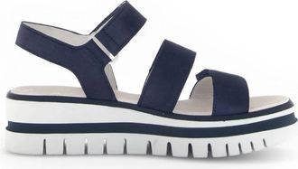 Gabor Sandalen met sleehak - Dames - Sleehakken - Blauw - 39 EU - Schoenen