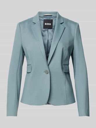 HUGO BOSS Slim Fit Blazer aus Viskose-Mix Modell JIA14 in Mint, Gr&ouml;&szlig;e 34