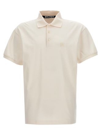 Palm Angels Mens Monogram Polo Shirt