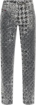 Diesel Jeans 1992 D-Jiann-Fsh 1 - Dames - Slim Fit Jeans - Grijs - L - Katoen - Jeans
