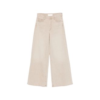 Mother Wide Jeans, female, Beige, Size: W27 Undercover Sneak