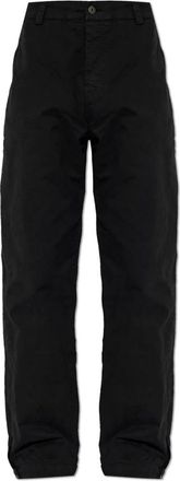 Off-white Rechte broek - Heren - Straight fit broeken - Zwart - L - Katoen - Broeken