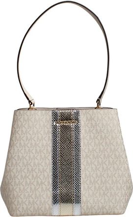 Michael Kors Chique Signature Tote Tas - Dames - Handtassen - Beige - ONE Size - Tassen