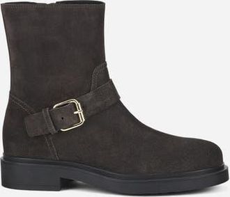 AGL Loren Bikers Ankle Boot with Buckle in Charcoal at Nordstrom, Size 41