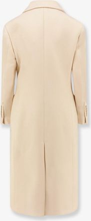 R&oacute;he Womens Wool Coat Hourglass White Virgin
