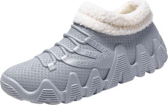 Generic Mens Ankle Rain Boots Comfortable Lightweight Frosted Outdoor Footwear for Daily Commute and Walking (Grey, 6.5)