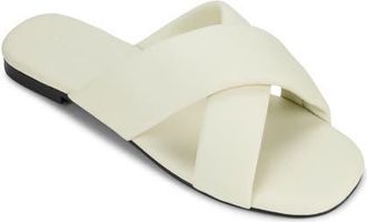 Yosi Samra Delancey Slide Sandal in Cream at Nordstrom, Size 10
