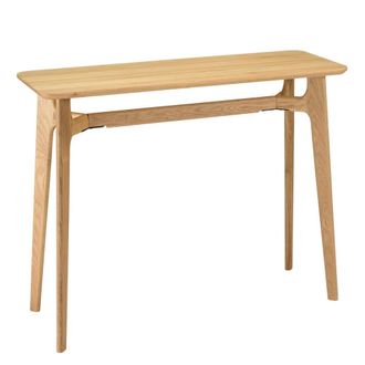 Macabane Consola 100x35 cm en roble macizo