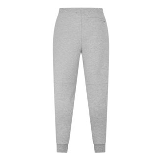 Lacoste Joggingbroek voor heren van een katoenmix met elastische tailleband (Zilvergrijs)