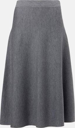 Jardin Des Orangers Gonna midi in lana a vita alta